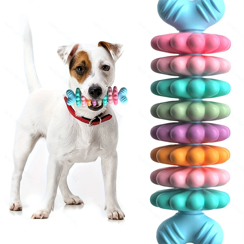 Pet Toys Dog Chew Meaty Bone Toys TPR Bone Type Multi-meat Pieces Bite Bite Resistant Teeth Toy Set Dog Bone Toy Supplies - Image 6