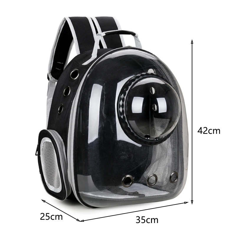Pet Cat Carrying Bag Space Pet Backpacks Breathable Portable Transparent Backpack Puppy Dog Transport Carrier Space Capsule Bags - Image 4