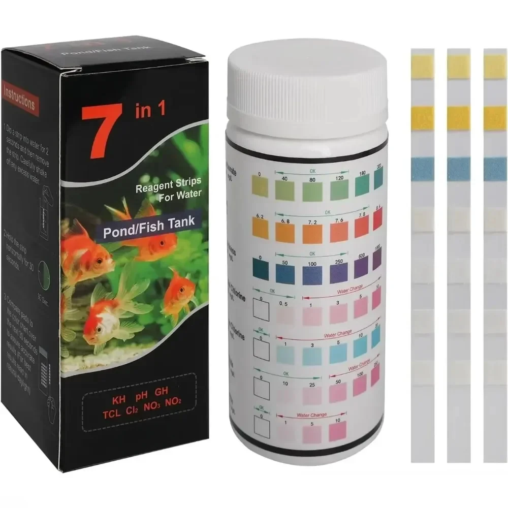 Aquarium Test Strip Freshwater Swimming Pool Aquarium Water pH Test Strips Water Quality Fish Tank Test Strip PH Quality Kit - Image 10
