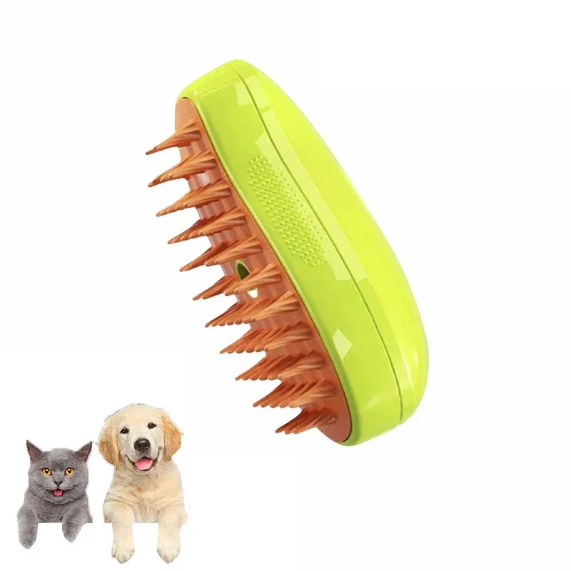 Cat Dog Steamy Brush Steam Brush Electric Sprayer for Massage Pet Grooming tool Shedding 3 in 1 Electric Sprays Massage Combs - Image 8