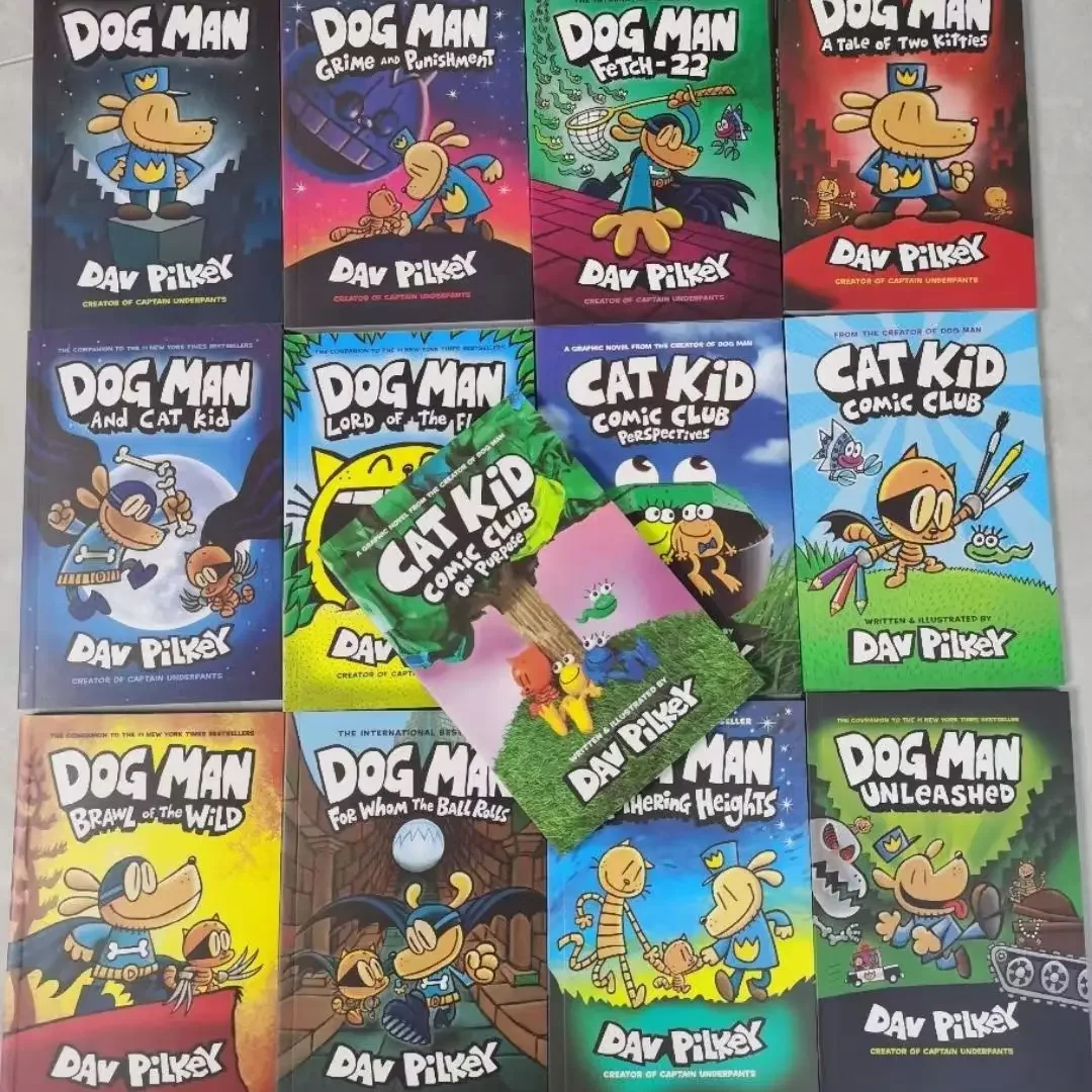 15Books Dog Man Detective Dog's Adventures Volumes 1-15 Hardcover New Edition Set Picture Book Comic Click-to-Read Version - Image 6