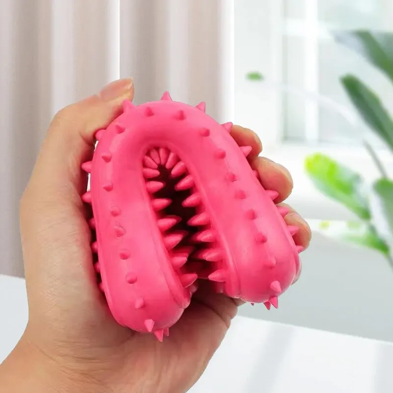 1PC Pet Chew Toy Soft Rubber Bite-resistance Bone Shape Teeth Grinding Chewing Toys for Small Dogs Training Pet Supplies - Image 4