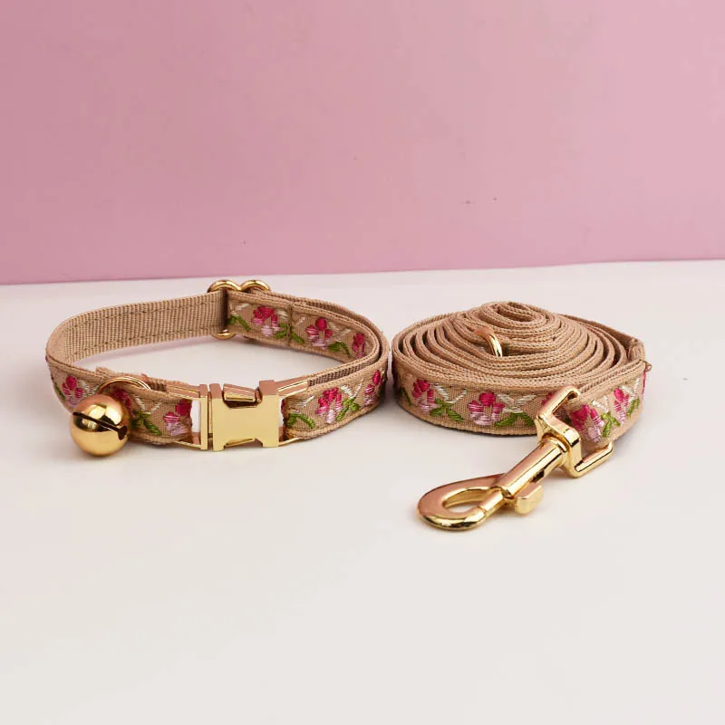 Cute Cat Collar Personalized Cat Collar leash set with Bell Engraving ID Tag Nameplate Kitten Collars Necklace - Image 8