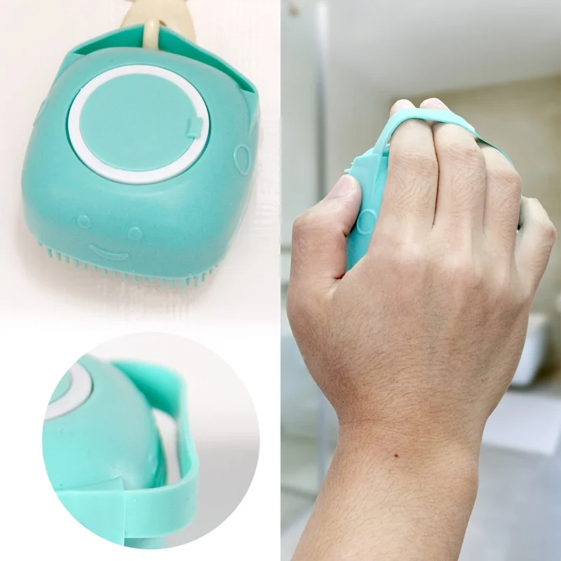 Multifunctional Bath Massage Brush for Dogs And Cats Soft Safety Silicone Puppy Grooming Tool Big Dog Cat Pet Accessories - Image 5