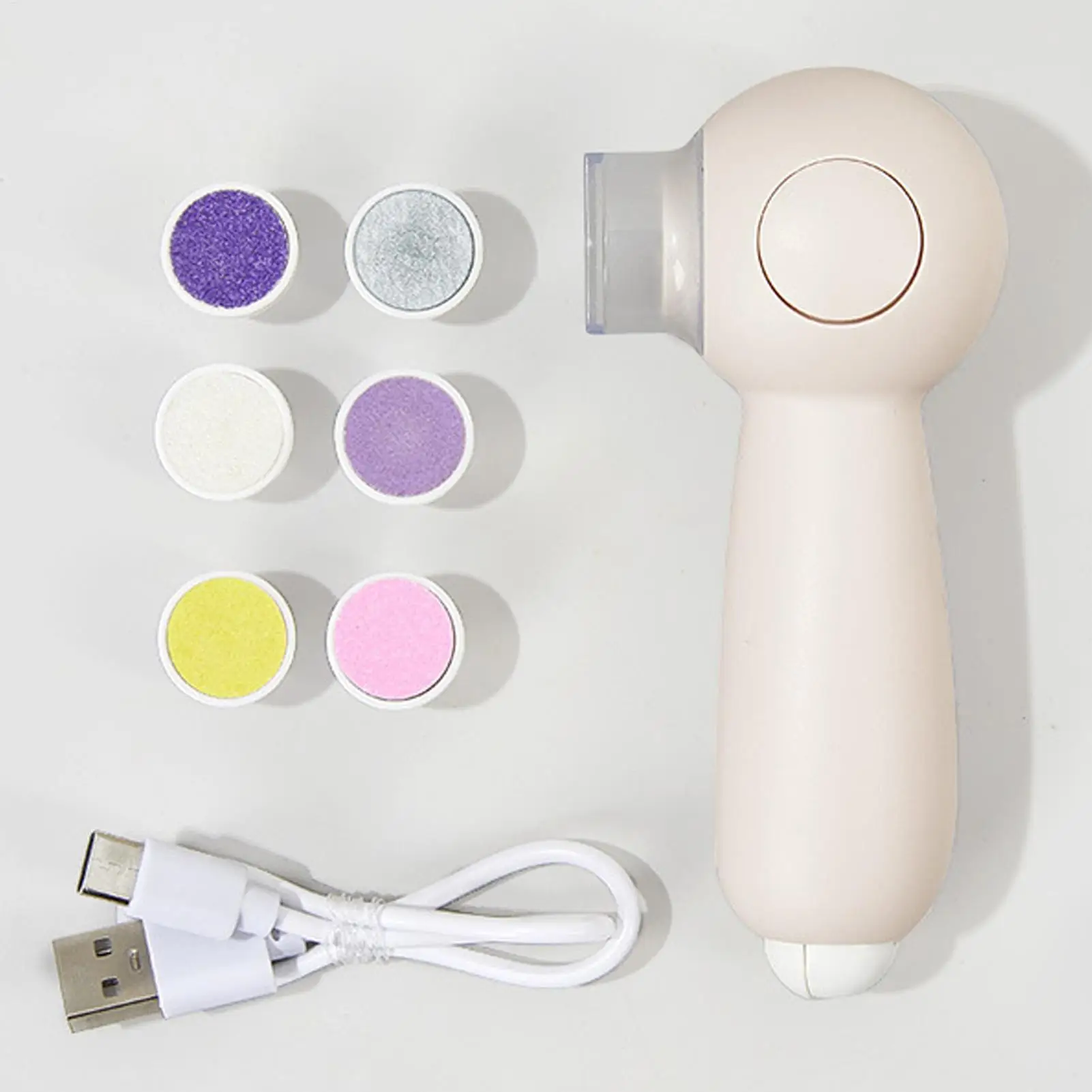 Parrot Nail Trimmer Rechargeable Noiseless Beak Grinder Multipurpose Bird Care Supplies Nail Trimming Tool with 6 Grinding Heads - Image 4