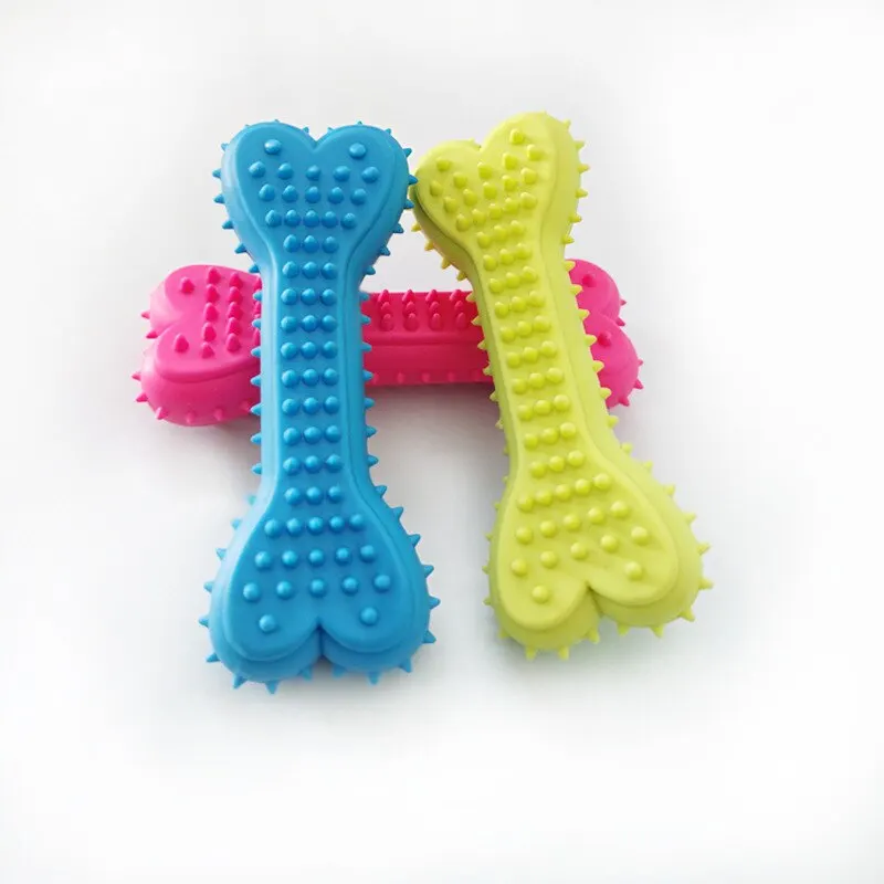 1PC Pet Chew Toy Soft Rubber Bite-resistance Bone Shape Teeth Grinding Chewing Toys for Small Dogs Training Pet Supplies - Image 3