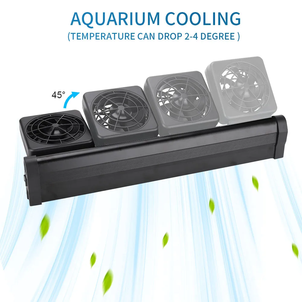 Adjustable Cooling Fan Fish Tank Heat Dissipation Cooling Fan Aquarium Farming Grass Tank Shrimp Tank - Image 2