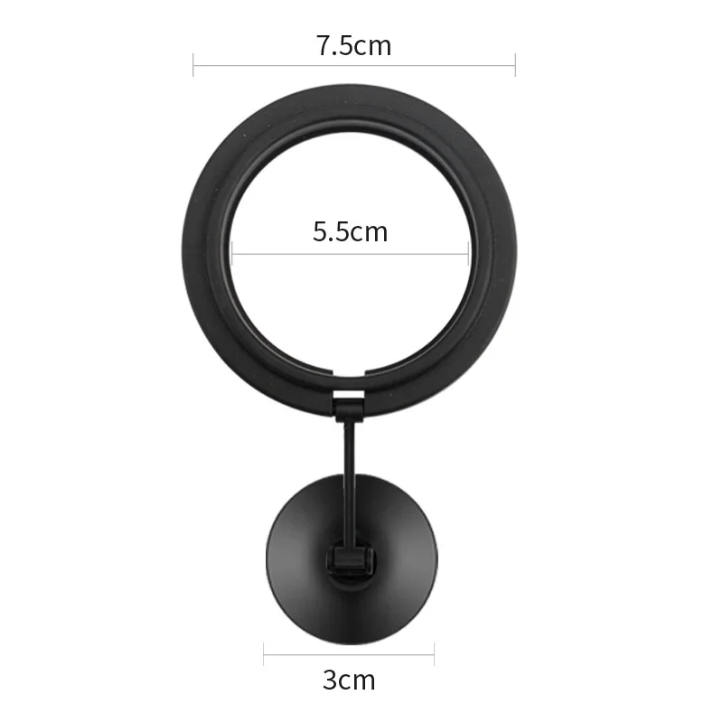 Black Color Aquarium Feeding Ring Fish Tank Floating Food Tray Feeder Square Circle Accessory Fish Food Feeder Suction Cup - Image 3