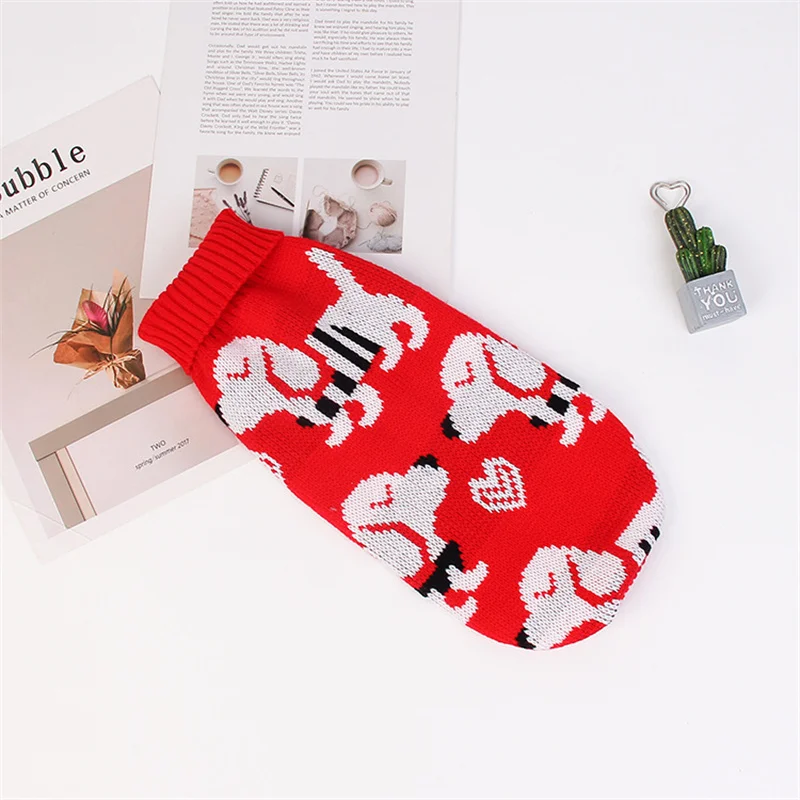 Cute Cat Sweater Costume Winter Warm Pet Clothes for Cats Katten Sphynx Pullover Mascotas Clothing Gatos Products for Animals - Image 15