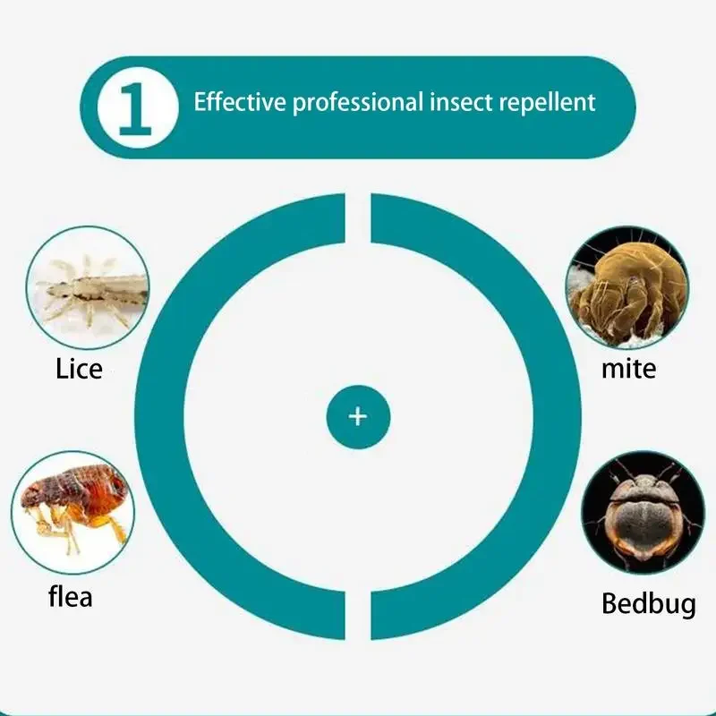100ml Pet Expel Fleas Lice Treatments Spray Quick And Handy Fleas Ticks Expellent For Dogs Cats Pet Health Supplies - Image 6