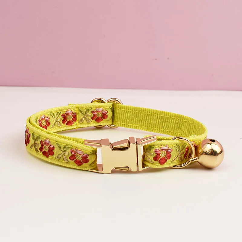 Cute Cat Collar Personalized Cat Collar leash set with Bell Engraving ID Tag Nameplate Kitten Collars Necklace - Image 15