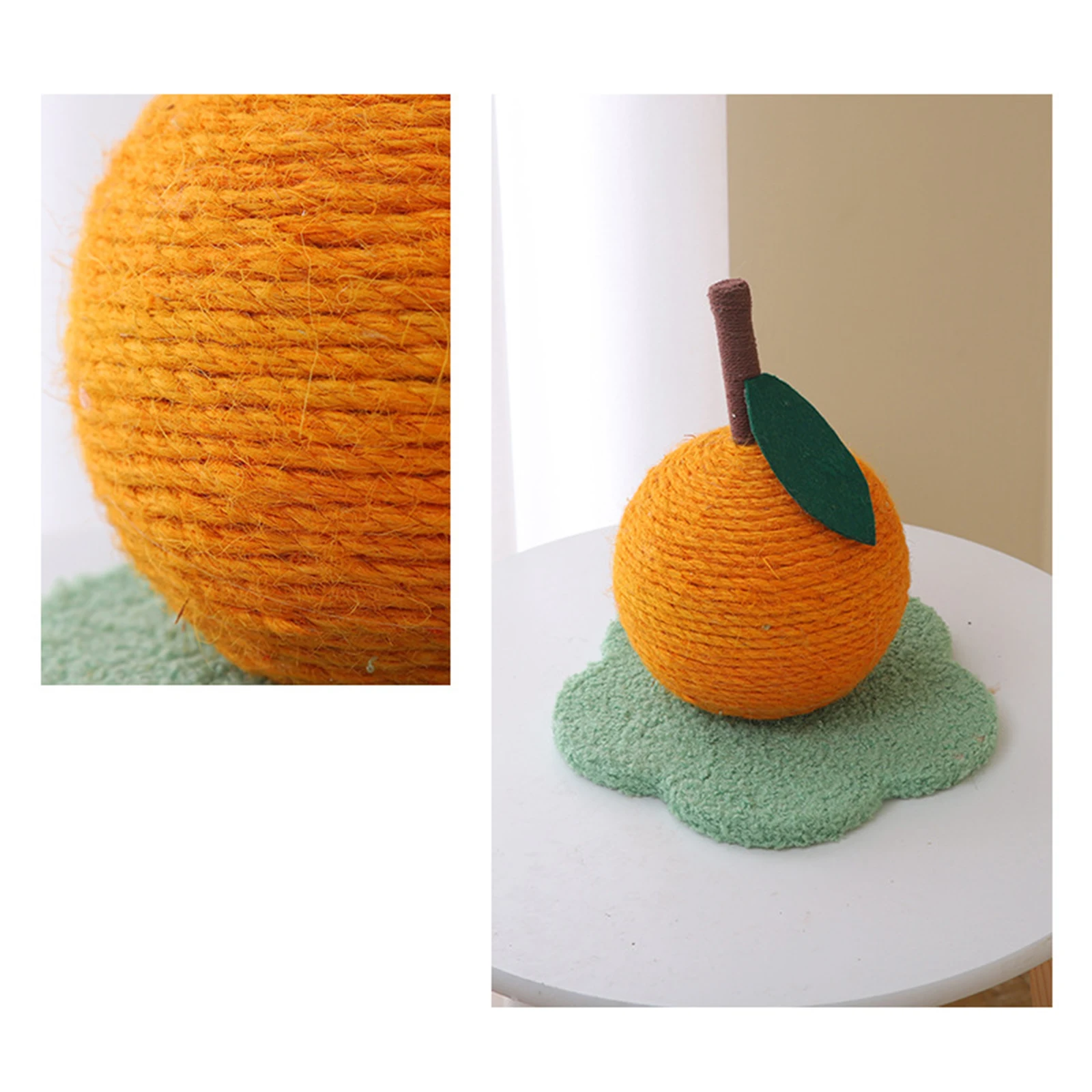 Cat Scratching Post Ball Scratcher Sisal Rope Toy Indoor Kitten Wear-resistant Biting Interactive Toy Pet Supplies - Image 4
