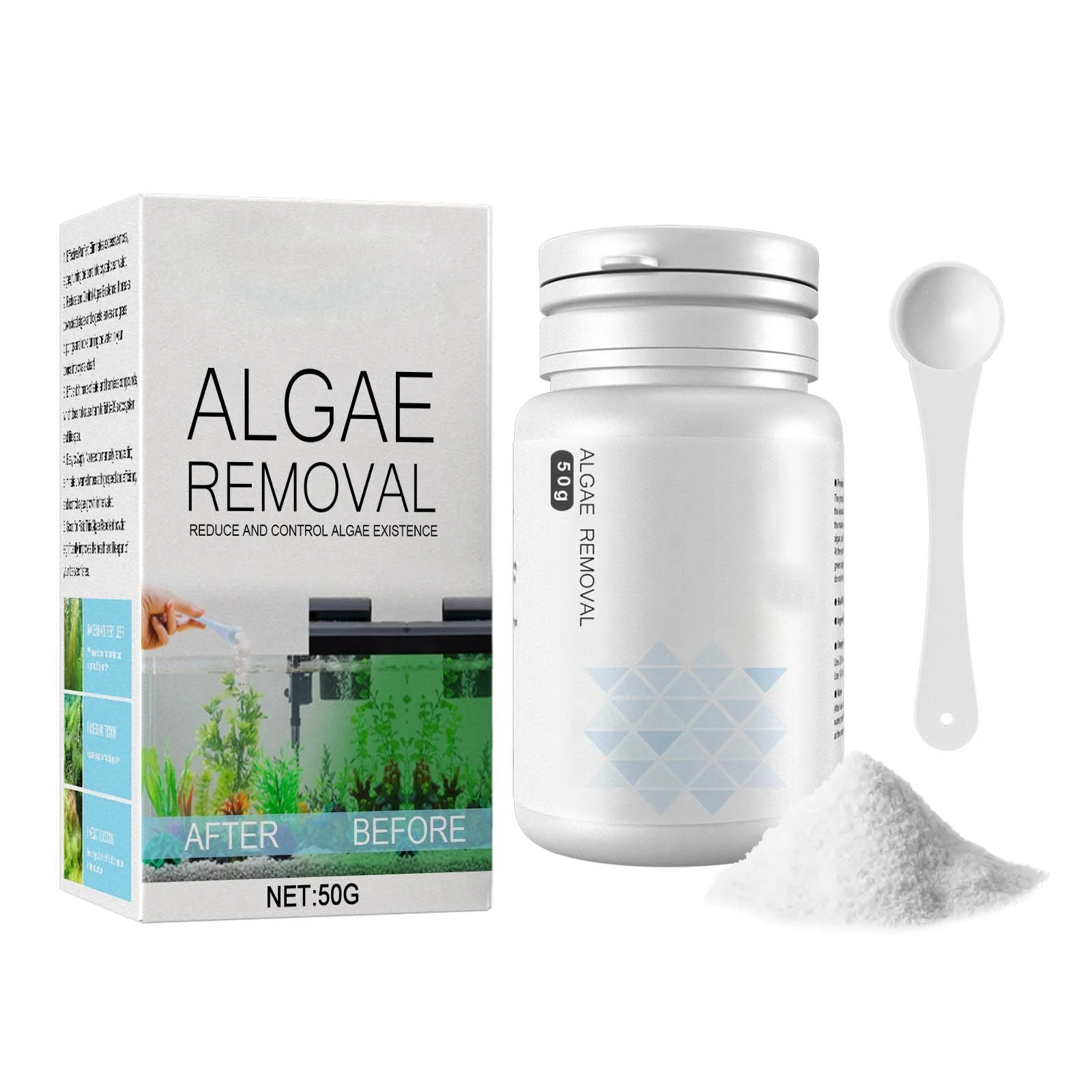 Fish Tank Cleaning Algae Tablets Tank Moss Odor Remover Water Purify Aquarium Algaecide Control Cleaning Algae Repellent Agent - Image 7