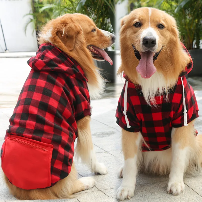Dog Winter Coat Pet Jacket Plaid Reversible Vest Cold Weather Dog Clothes Pet Apparel for Small Medium Large Dogs - Image 10