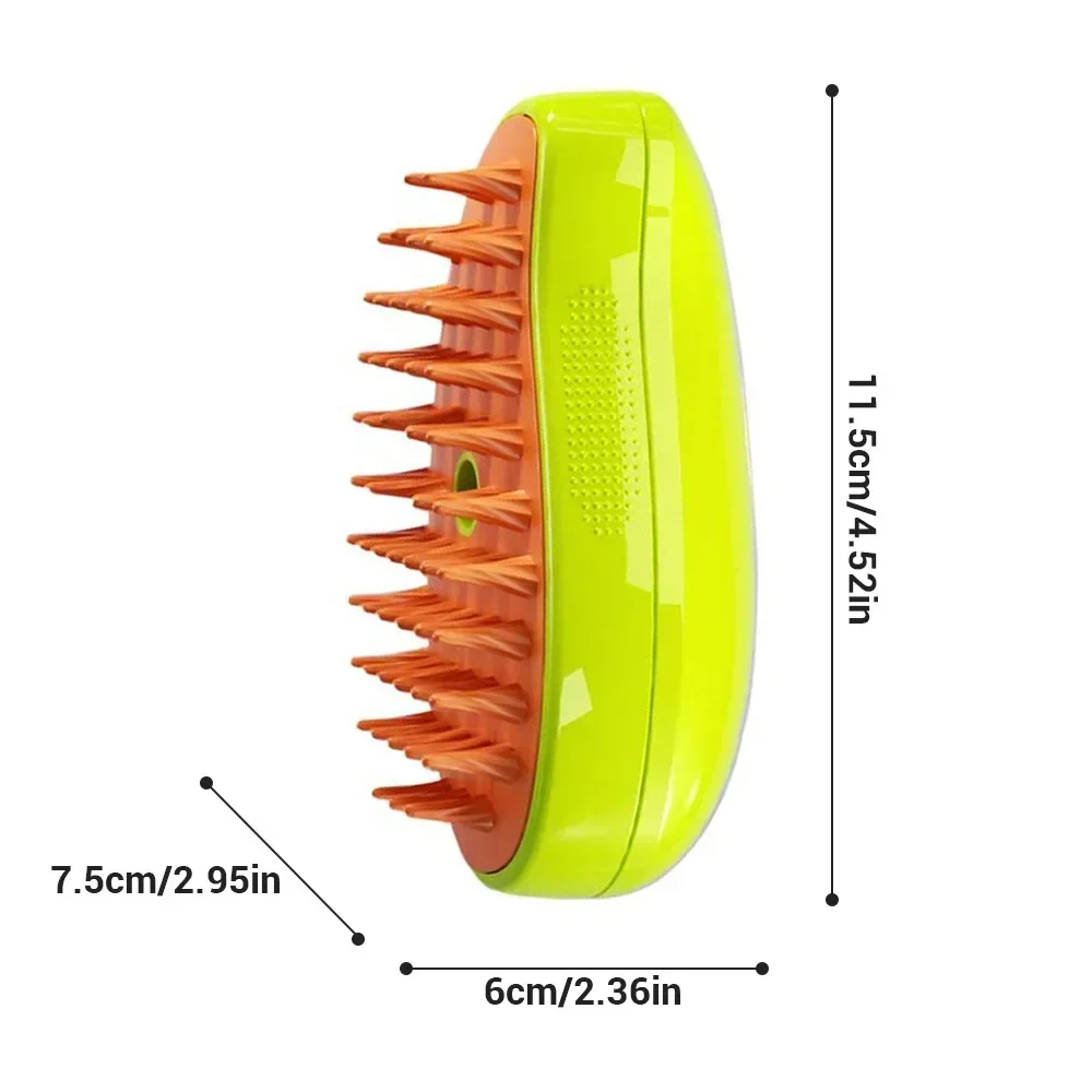 Cat Dog Steamy Brush Steam Brush Electric Sprayer for Massage Pet Grooming tool Shedding 3 in 1 Electric Sprays Massage Combs - Image 6