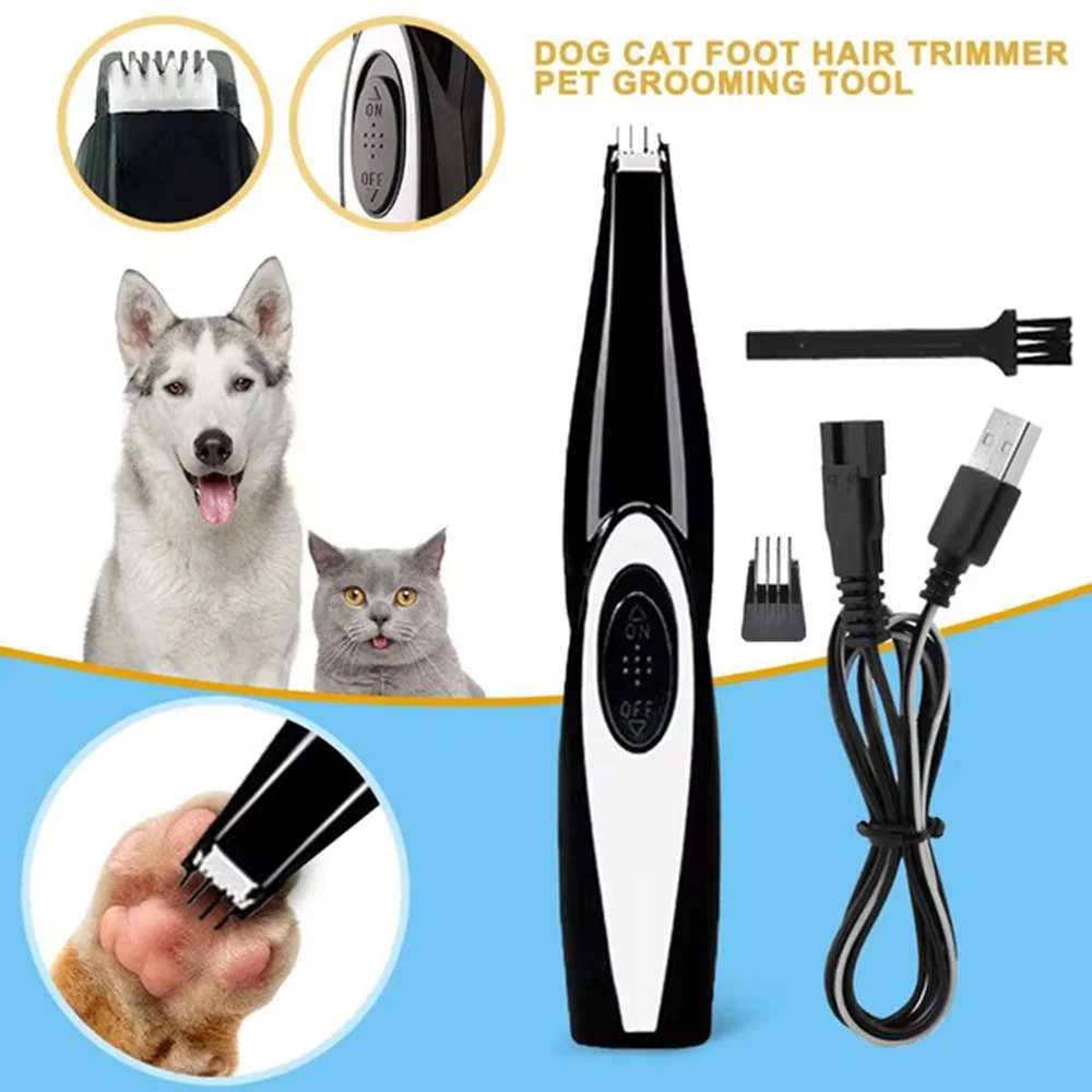 Electrical Pet Clipper Professional Grooming Kit Rechargeable Pet Hair Trimmer Shaver Set Animals Hair Cutting Machine Low-Noise - Image 6