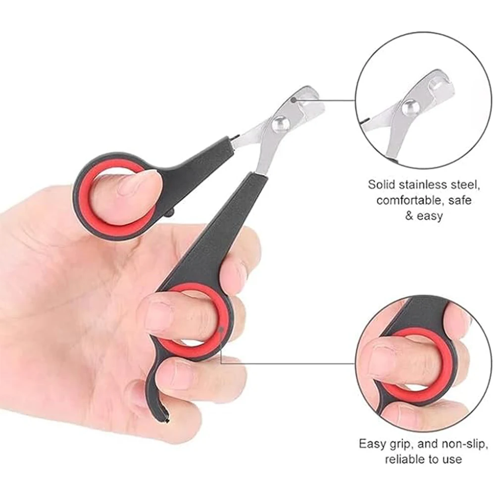 Pet Nail Clipper Scissors Grooming Paw Cutter For Bird Parrot Shear Animal Pet Toe Tool Pet Dog Cat Rabbit hamster Toe Clippers - Image 5