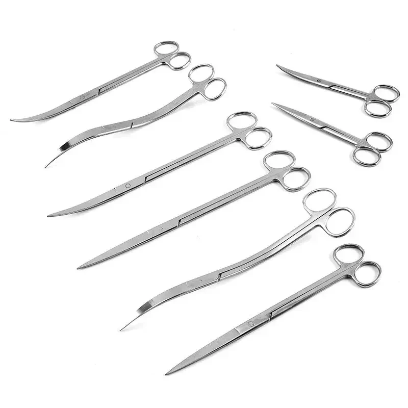 Aquarium Scissors,Extra Long Stainless Steel Cleaning Tool,Fish Tank Aquascape Tool - Image 2