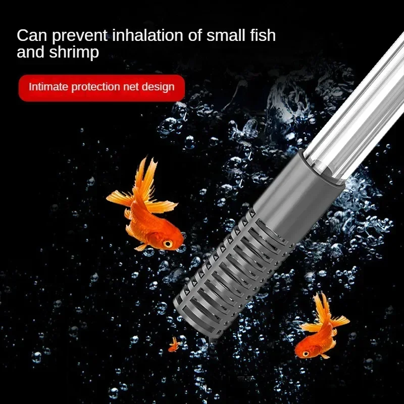Siphon Pump with Filter Nozzle Fish Tank Water Changer Air Pump Cleaning Accessorie Handheld Aquarium Gravel Cleaner Vacuum Tool - Image 6