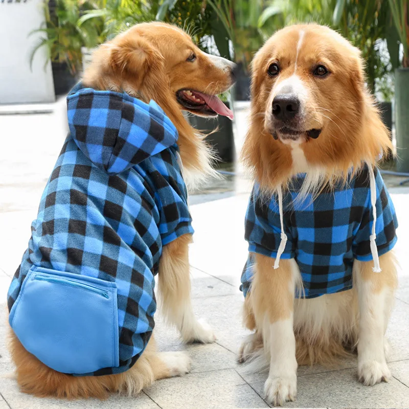 Dog Winter Coat Pet Jacket Plaid Reversible Vest Cold Weather Dog Clothes Pet Apparel for Small Medium Large Dogs - Image 14