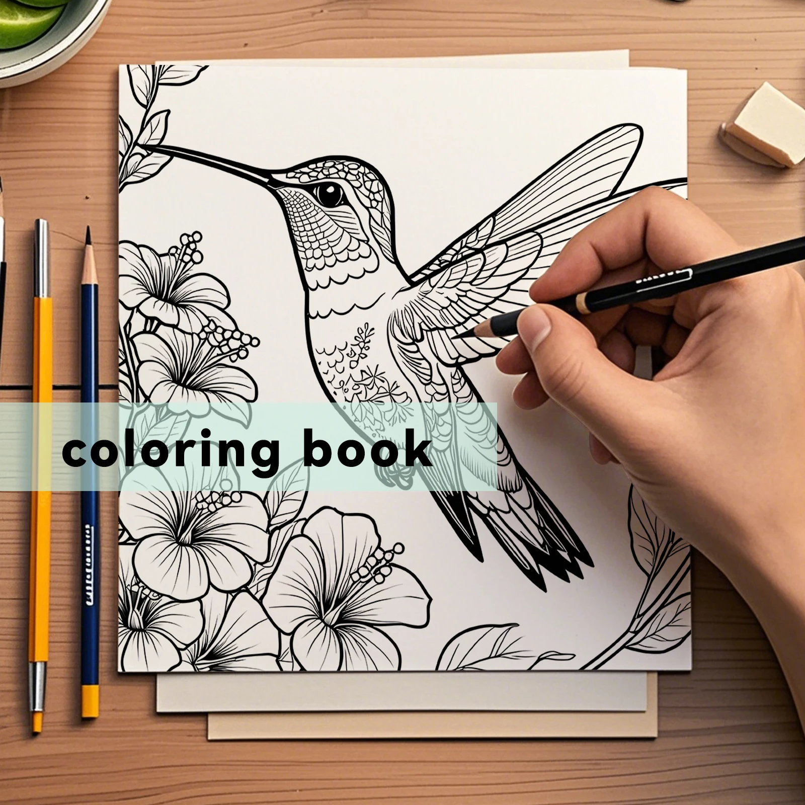 Bird Coloring Book Children's Educational Relaxation Gift Happy Growth Learn While Painting Adult Stress Relief Relaxtion Book - Image 6