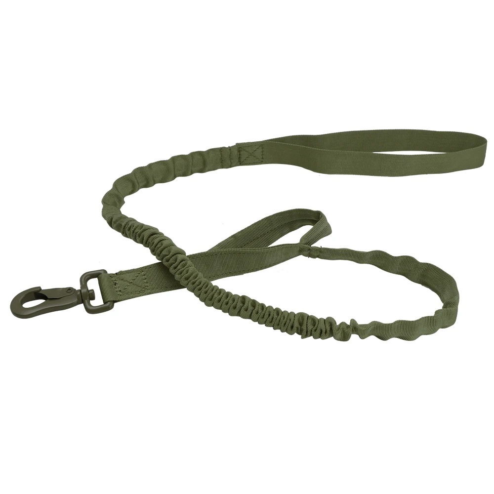 Tactical cat Leash Adjustable Quick Release Elastic Leads Rope With 2 Control Handle Military Heavy Duty Dog Leashes For Dogs - Image 10