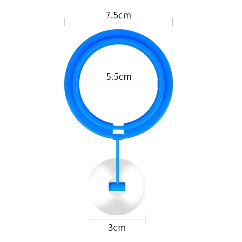 Aquarium Feeding Ring Fish Tank Station Floating Food Tray Feeder Square Circle Accessory Fish Foods Feeder Suction Cup Black - Image 9