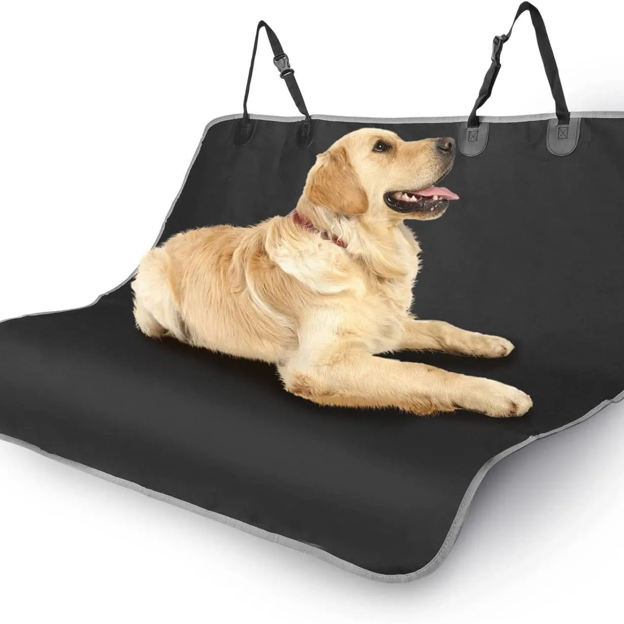 Dog Car Seat Cover Hammock Waterproof Rear Back Seat Protector Mat For Pet Travel Safety Carrier Heavy Duty Washable - Image 4