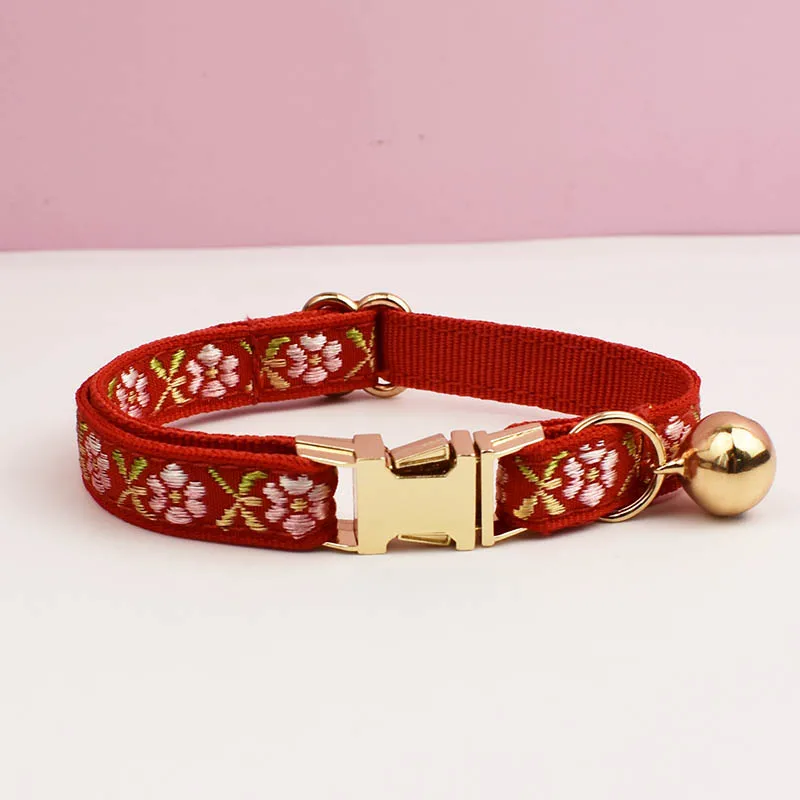 Cute Cat Collar Personalized Cat Collar leash set with Bell Engraving ID Tag Nameplate Kitten Collars Necklace - Image 19