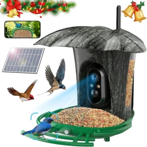 Smart Bird Feeder with Camera Outdoor,Bird Watching Camera,1080P HD AI Identify Wildlife Species