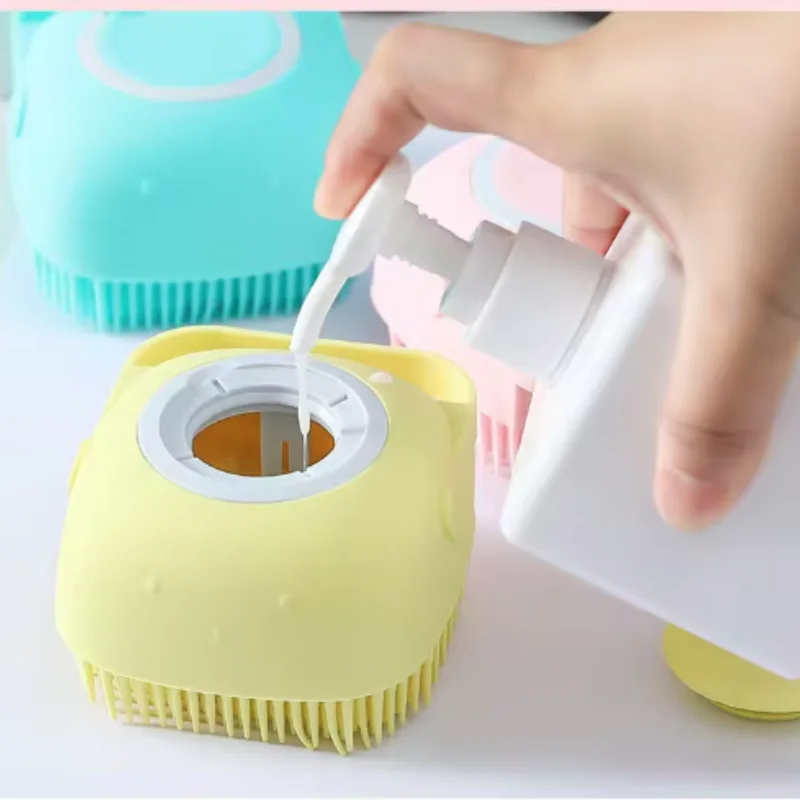 Multifunctional Bath Massage Brush for Dogs And Cats Soft Safety Silicone Puppy Grooming Tool Big Dog Cat Pet Accessories - Image 6