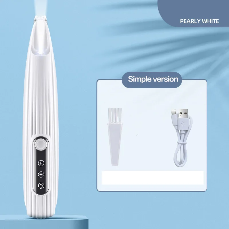 New Dog Paw Trimmer with LED Light Fully Waterproof Pet Hair Trimmer with LED Display Dog Clippers for Grooming 18mm Widen Blade - Image 12