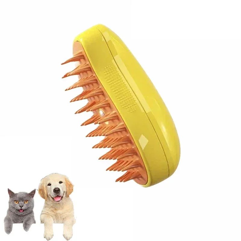 Cat Dog Steamy Brush Steam Brush Electric Sprayer for Massage Pet Grooming tool Shedding 3 in 1 Electric Sprays Massage Combs - Image 9