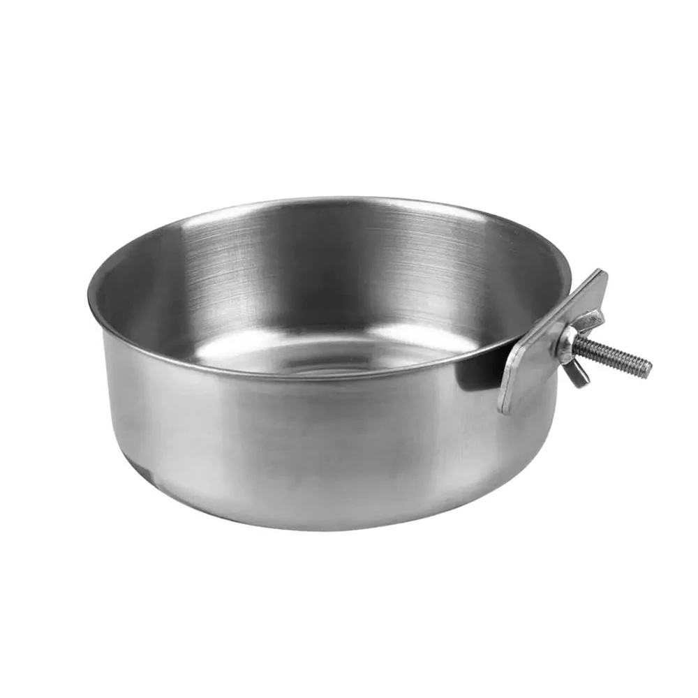 Stainless Steel Bird Bowls Safe Cage Hanging Feeder Bowl Parrot Rabbit Hamster Food Water Feeding Bowl Pet Cage Accessories - Image 8