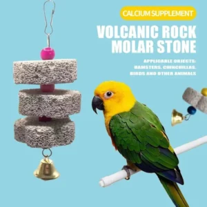 Parrot Molar String, Volcanic Rock Molar Stone, Hamster, Chinchillas, Birds Mineral Supplement, Pet Products