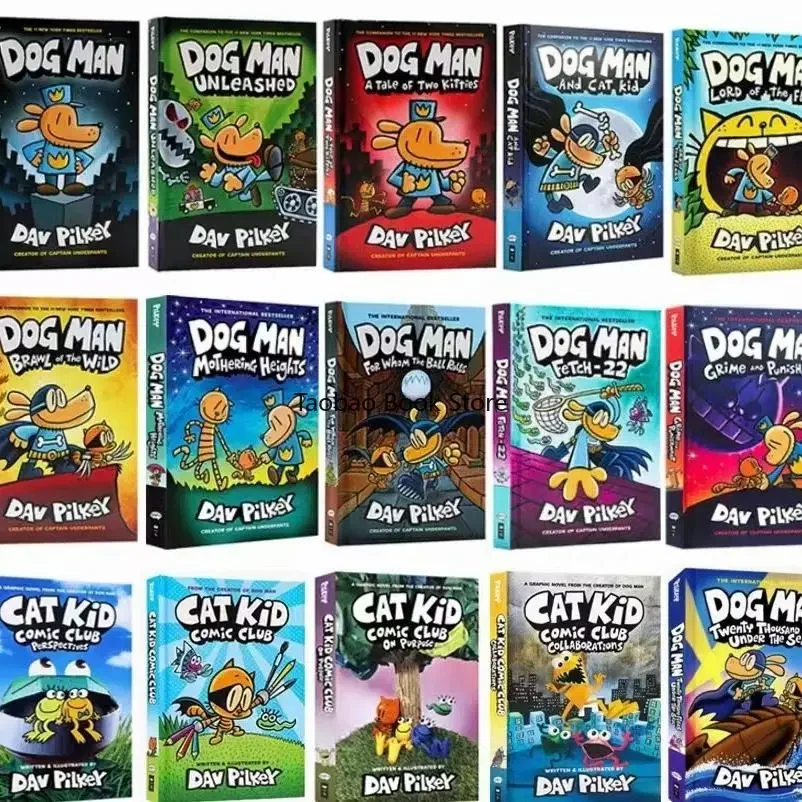 15Books Dog Man Detective Dog's Adventures Volumes 1-15 Hardcover New Edition Set Picture Book Comic Click-to-Read Version - Image 2