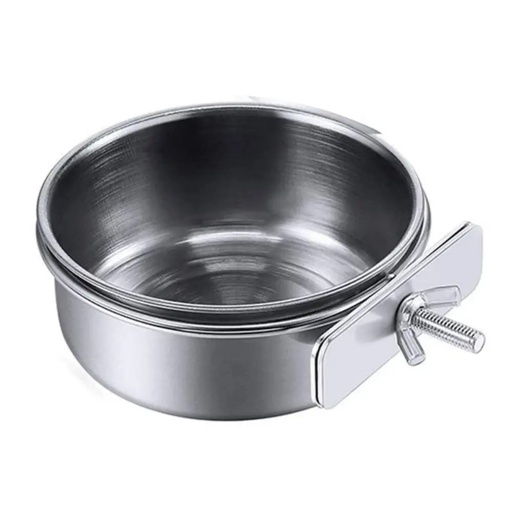 Stainless Steel Bird Bowls Safe Cage Hanging Feeder Bowl Parrot Rabbit Hamster Food Water Feeding Bowl Pet Cage Accessories - Image 7