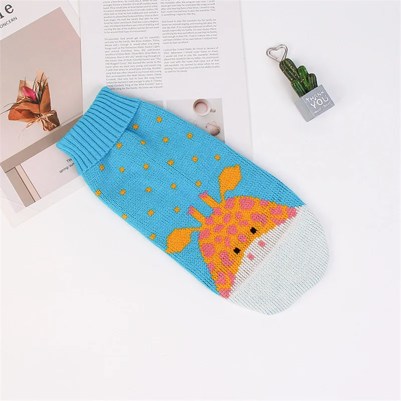 Cute Cat Sweater Costume Winter Warm Pet Clothes for Cats Katten Sphynx Pullover Mascotas Clothing Gatos Products for Animals - Image 7