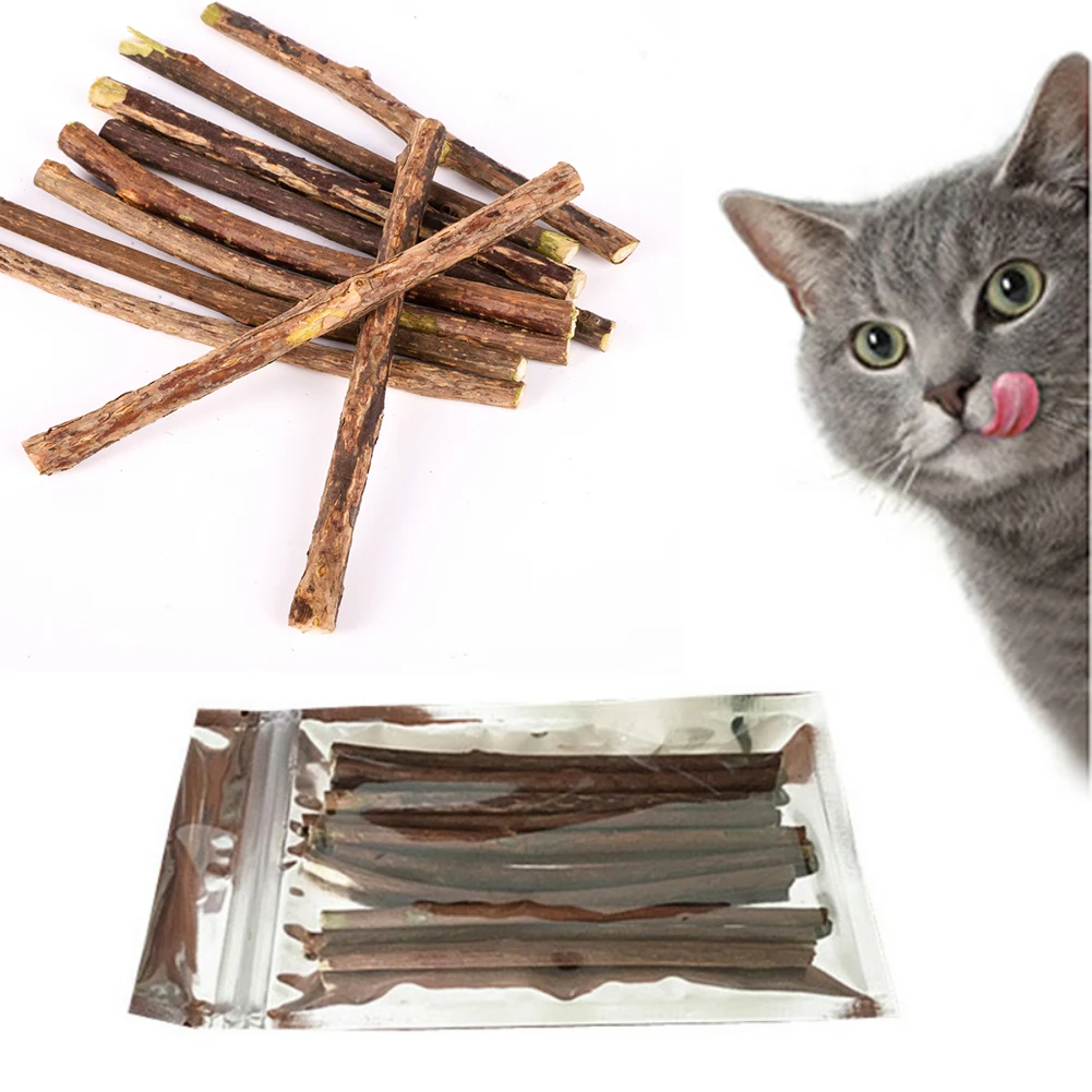 Silvervine Sticks for Cats Natural Catnip Chew Sticks Teeth Molar Chewing Toys for Cat Kitten Kitty Gifts - Image 5