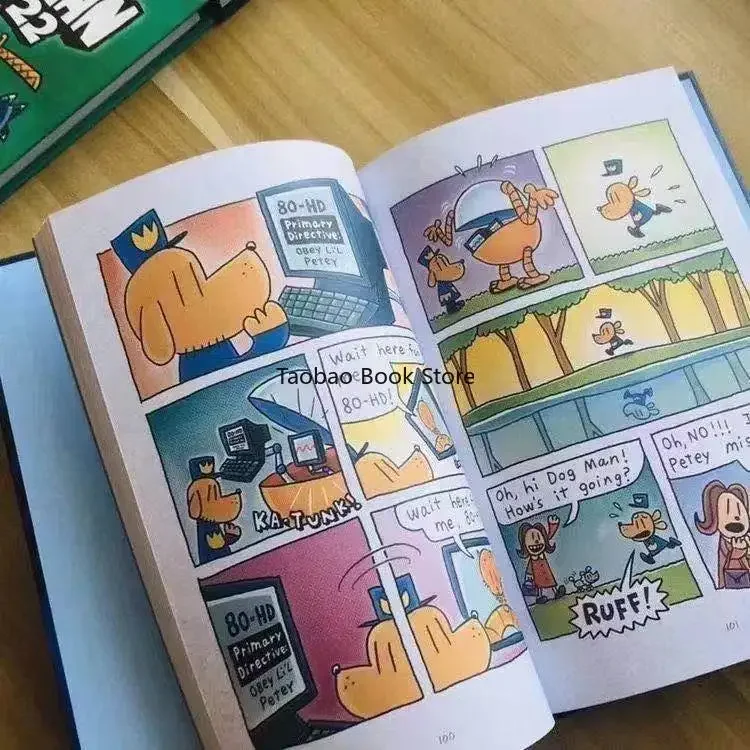 15Books Dog Man Detective Dog's Adventures Volumes 1-15 Hardcover New Edition Set Picture Book Comic Click-to-Read Version - Image 5