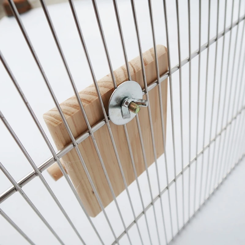 Bird Mirror with Perch Parrot Birdcage Stands for African Greys Cockatiels - Image 3
