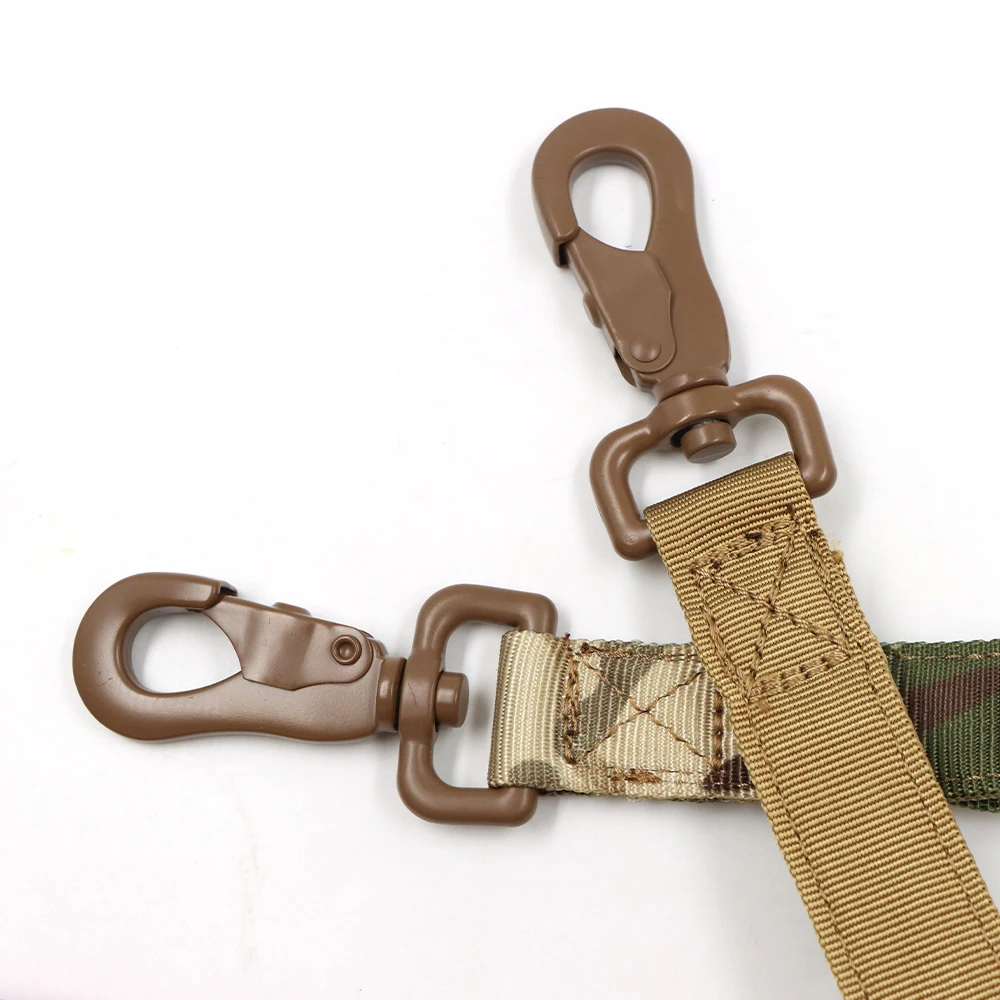Tactical cat Leash Adjustable Quick Release Elastic Leads Rope With 2 Control Handle Military Heavy Duty Dog Leashes For Dogs - Image 6