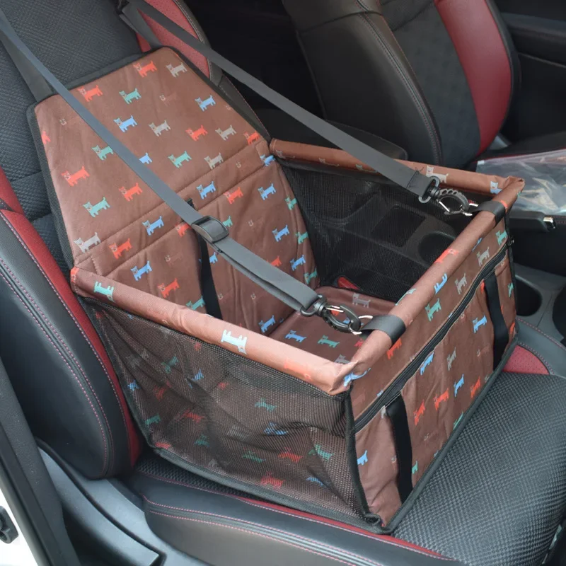 Double Thick Travel Accessories Mesh Hanging Bags Folding Pet Supplies Waterproof Dog Mat Blanket Safety Pet Car Seat Bag - Image 9