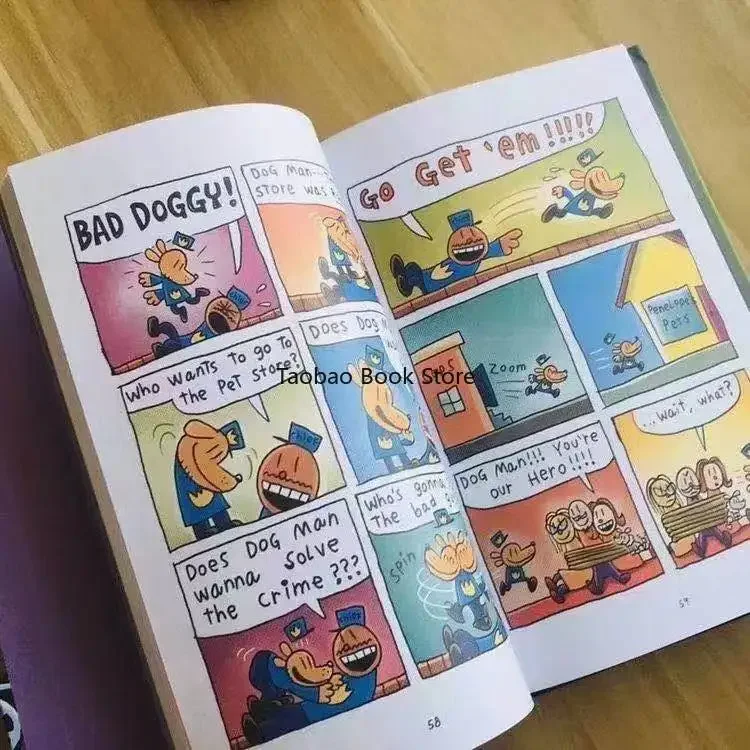 15Books Dog Man Detective Dog's Adventures Volumes 1-15 Hardcover New Edition Set Picture Book Comic Click-to-Read Version - Image 4