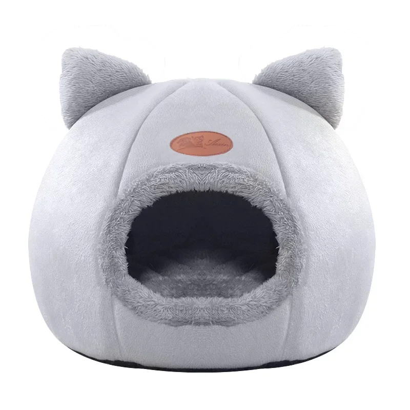 New Deep Sleep Comfort In Winter Cat Bed Iittle Mat Basket Small Dog House Products Pets Tent Cozy Cave Nest Indoor Cama Gato - Image 4