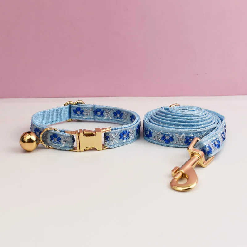Cute Cat Collar Personalized Cat Collar leash set with Bell Engraving ID Tag Nameplate Kitten Collars Necklace - Image 18