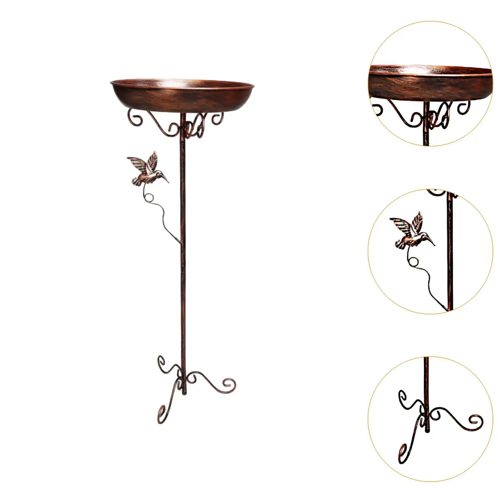 Bird Feeder Tray Outdoor Water Bowl Attracting Birds Park Bird Bath Bowl - Image 5