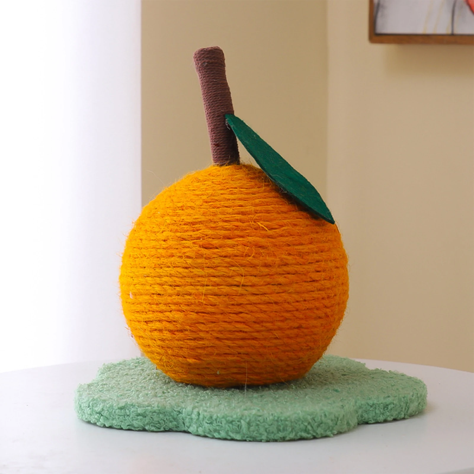 Cat Scratching Post Ball Scratcher Sisal Rope Toy Indoor Kitten Wear-resistant Biting Interactive Toy Pet Supplies - Image 3